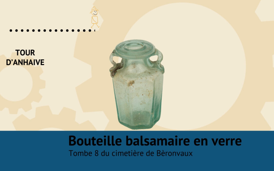 Bouteille balsamaire en verre