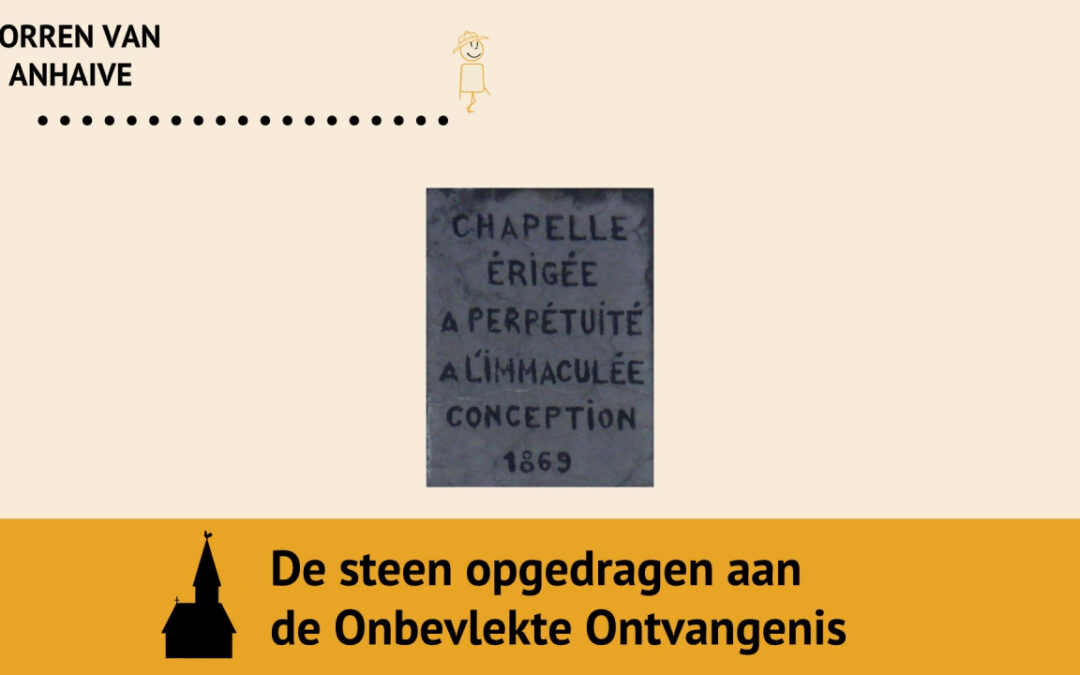 De steen opgedragen ann de Onbevlekte Ontvangenis